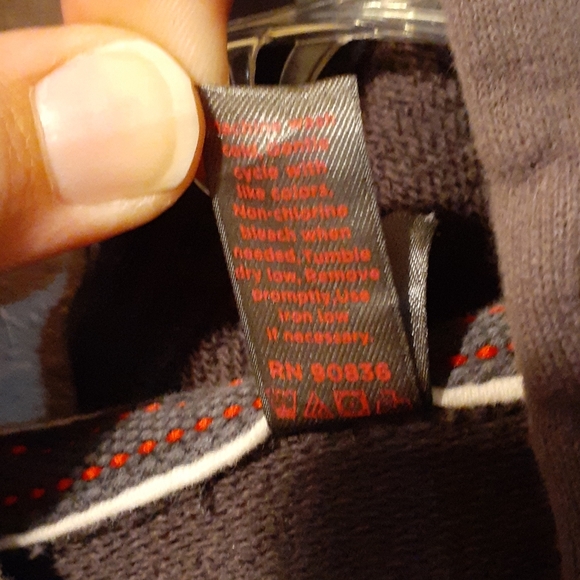 District Grey Pittbull Zip Up Jacket, Size S - Picture 6 of 8